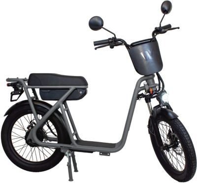 Draisienne électrique WISPEED Cyclomobile léger 20'' gris - Homologué L1eb