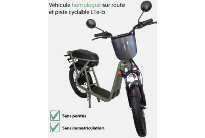 Draisienne électrique WISPEED WIMOB 2 Kaki - Homologué