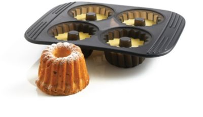 Moule à kouglof MASTRAD mini Kouglofs Gris fume