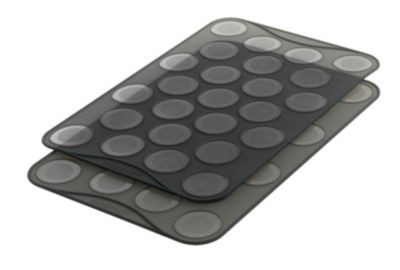 Feuille de cuisson MASTRAD macarons  30x20x1 cm lot de 2