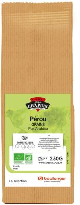 Café en grain CAFE CHAPUIS PEROU BIO