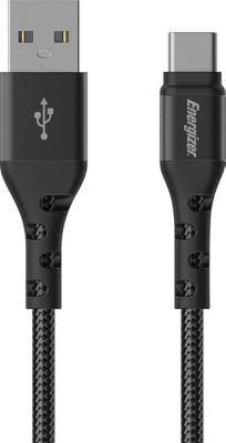 ENERGIZER USB-A / USB-C Nylon Tressé 2m Anti-nœud