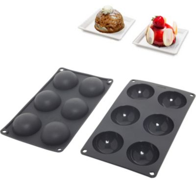 Moule à gâteau ESSENTIELB MARC MEURIN 2 moules demi sphères
