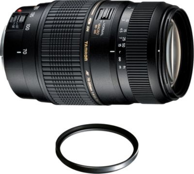 Objectif pour Reflex TAMRON AF 70-300mm f/4-5.6 Canon + Filtre Reconditionné