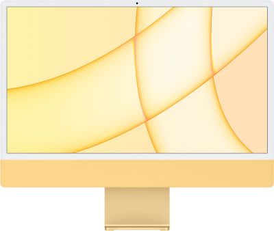 Ordinateur Apple IMAC CTO 24 Jaune M1 256SSD 16Go Reconditionné
