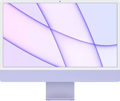 Ordinateur Apple IMAC 24 M1 16G 1T CPU 8 GPU 8 Violet + pavé Reconditionné