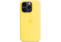 Coque APPLE iPhone 14 Pro Silicone Jaune MagSafe