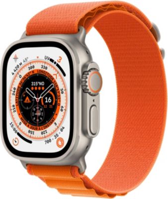 Apple Watch Ultra 49mm Titane Orange