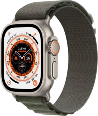 Montre connectee APPLE WATCH Watch Ultra 49MM Titane/Vert