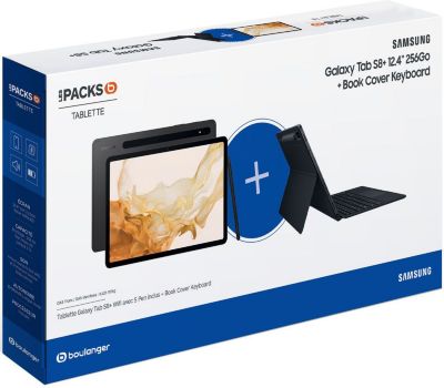 Tablette Android SAMSUNG Pack Galaxy Tab S8+ Wifi 256Go