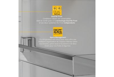 Réfrigérateur combiné WHIRLPOOL WHK25404XP4E