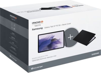 Tablette Android SAMSUNG Pack Galaxy Tab S7FE 64Go 5G+Book Cover Reconditionné