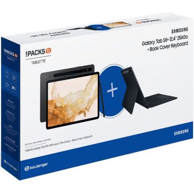 Location Tablette Android SAMSUNG Pack Galaxy Tab S8+ Wifi 256Go+Keyboard Reconditionné Grade B