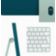 Location Ordinateur Apple IMAC 24' M1 8Go RAM 256Go SSD Vert Reconditionné Grade B