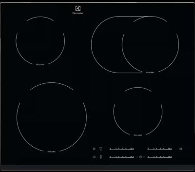 Plaque vitrocéramique ELECTROLUX Table cuisson EHF65451FK Reconditionné