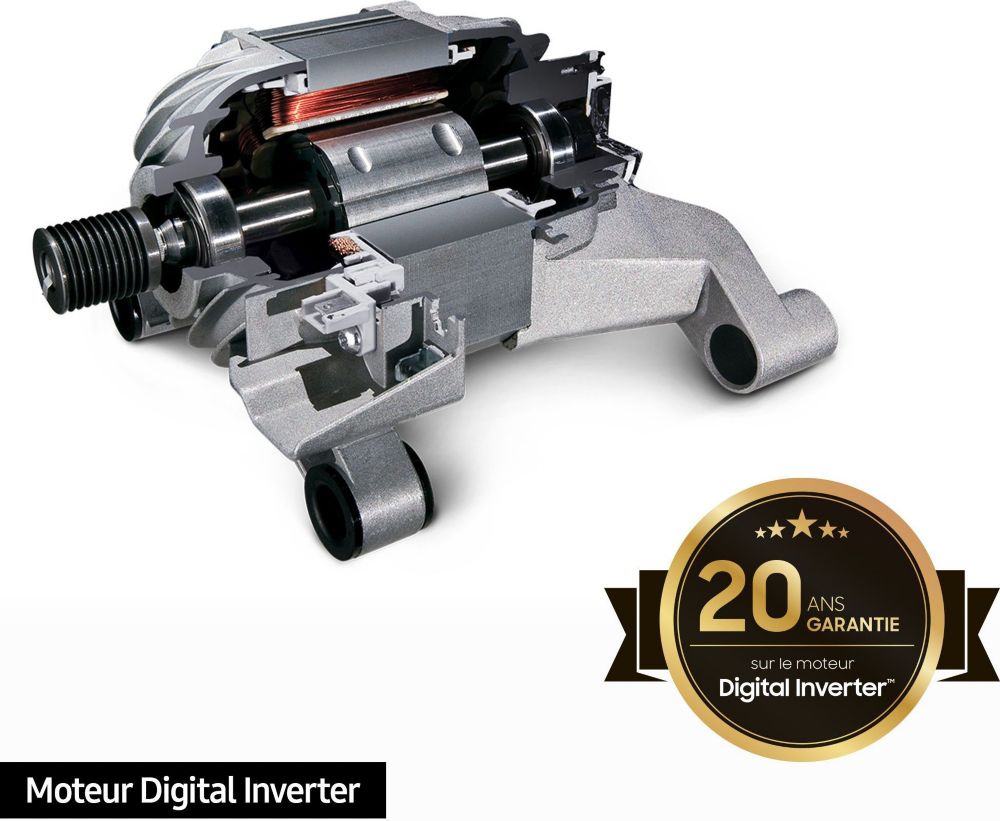 Lave-linge 11 kg Samsung BESPOKE AI™ WW11BB744DGW SmartThings