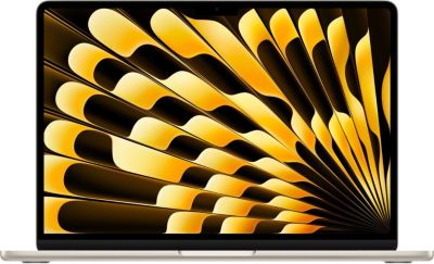 Ordinateur Apple MACBOOK Air 13,6" Puce M4 CPU 10 / GPU 10 cœurs Mémoire RAM 16Go Stockage 512Go SSD Retina Lumière stellaire Reconditionné