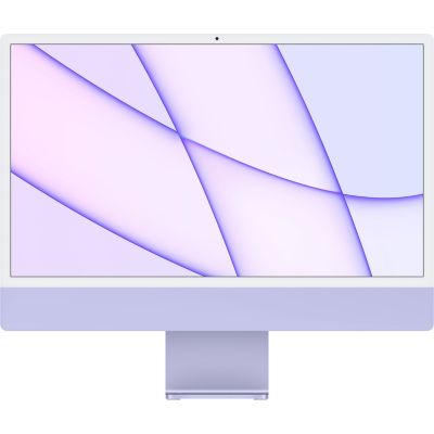 Location Ordinateur Apple IMAC 24 M1 16G 256G CPU 8 GPU 8 Violet Reconditionné Grade B
