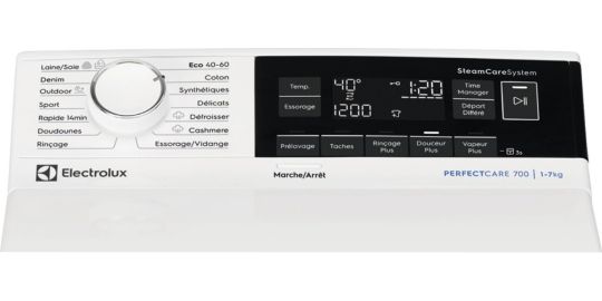 Lave linge top ELECTROLUX EW7T3733BA