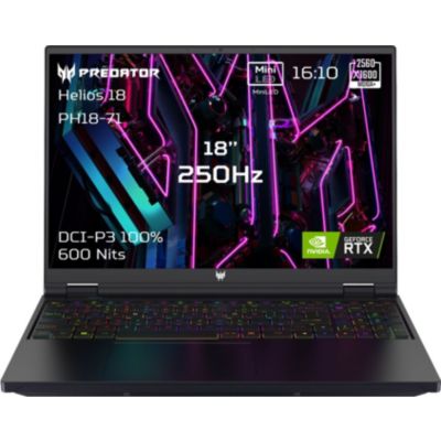 Location PC Gamer ACER Predator Helios 18 PH18-71-91TK Reconditionné Grade B