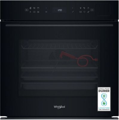 Four encastrable fonction vapeur WHIRLPOOL WOI7A8FPT1SBAF - Pyrolyse - Chaleur tournante - Combiné vapeur - Porte froide Reconditionné