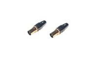 Fiche antenne TV ESSENTIELB 9,52 Mâle *2 métal