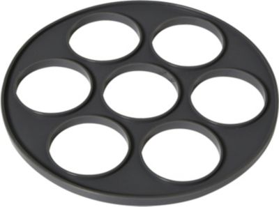 Moule silicone 7 blinis pancakes pour poêle noir Patisse 