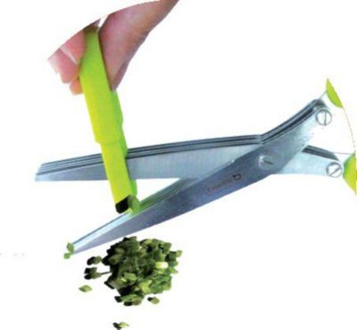 Ciseaux à herbes ESSENTIELB à fines herbes avec peigne