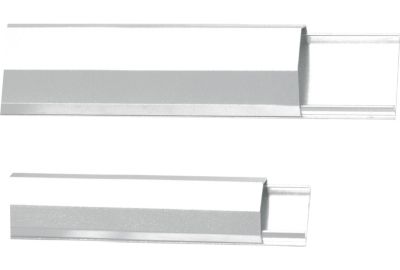 Cache câble TV ESSENTIELB Alu eclipe blanc 1.1m