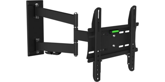 Support mural TV ESSENTIELB Mouv'TV 19-28'' Noir