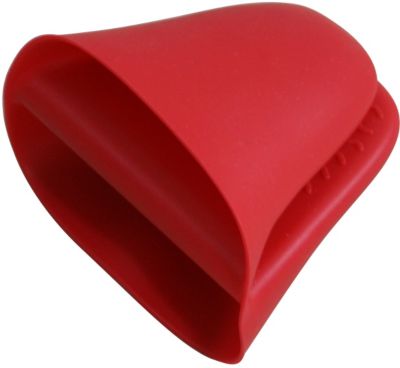 Manique carrée silicone rouge