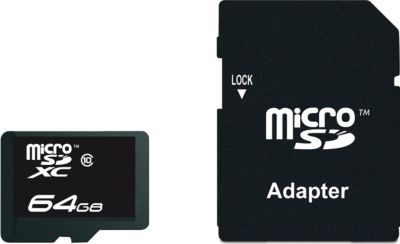 Selecline Carte Micro SDXC avec adaptateur Micro SD - 64 Go - Classe 10 -  La Poste