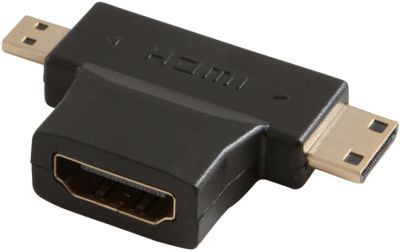 Adaptateur HDMI/Micro HDMI/Mini HDMI ESSENTIELB Convertisseur femelle / mâle / mâle