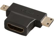 Adaptateur HDMI/Micro HDMI/Mini HDMI ESSENTIELB Convertisseur femelle / mâle / mâle