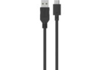Câble USB C ESSENTIELB vers USB noir 1m