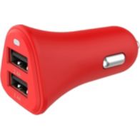 Chargeur allume-cigare ESSENTIELB 2 USB 4,8A rouge
