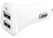 Chargeur allume-cigare ESSENTIELB 2 USB 4,8A blanc