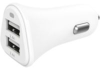 Chargeur allume-cigare ESSENTIELB 2 USB 4,8A blanc