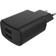 Chargeur secteur ESSENTIELB 2 USB 4,8A - Noir