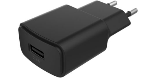 Chargeur secteur ESSENTIELB USB 2.4A noir