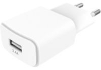 Chargeur secteur ESSENTIELB USB 2,4A Blanc