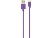 Câble micro USB ESSENTIELB vers USB violet 1m
