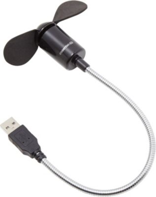 Mini ventilateur USB TX-401D-U noir ø10 cm, 4W