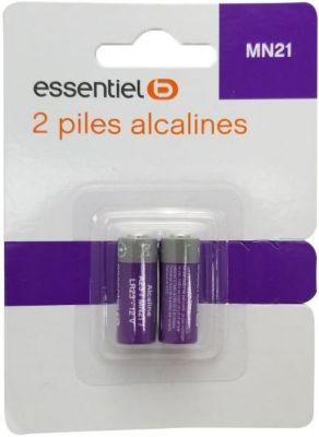 Piles 23A 12V Type Alcaline vendues sans blister : Inducell