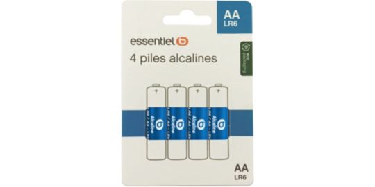 Pile ESSENTIELB LR06 AA Lot 4 piles