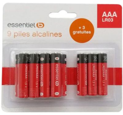 Pile AAA LR03 Maxell Lot de 32 Piles AAA LR3 Alcaline 1.5V