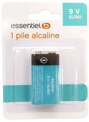 Pile ESSENTIELB 9 V / 6LR61 / 6AM6 x1