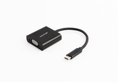 Adaptateur USB-C/VGA ESSENTIELB USB-C vers VGA - 80CM NOIR Adaptateur USB-C/VGA ESSENTIELB USB-C vers VGA - 80CM NOIR