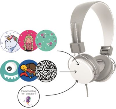 Casque Essentielb Kidimix enfant 3-10 ans personnalisable