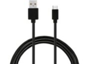Câble micro USB ESSENTIELB vers USB noir 2m